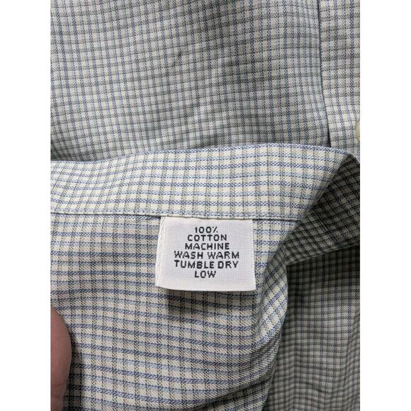 Sulka Long Sleeve Button Up Shirt Men's Size 16 1/2 35 - Picture 4 of 12